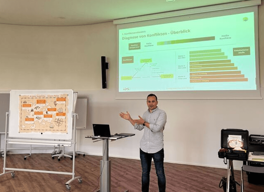 Impression Training bei IDS - Geschäftsführer Jan Hartmann